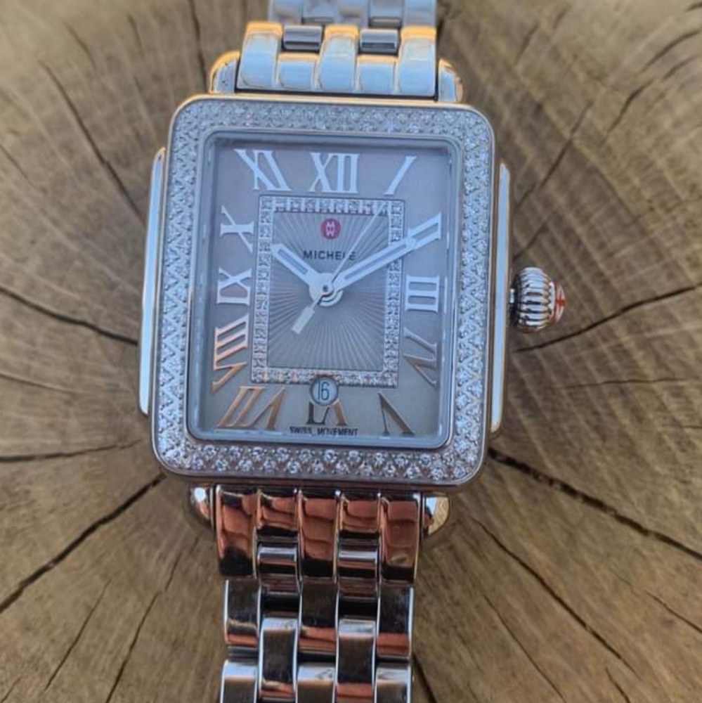 Michele Deco Madison Mid Cashmere Dia Dial